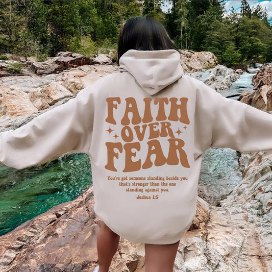 Ethan | Faith Over Fear Inspirational Hoodie